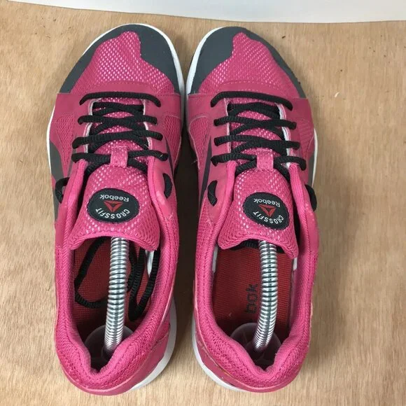 Reebok Crossfit Women Size 9.5Pink Training Lace Up Shoes U Form 023501 - Picture 6 of 9